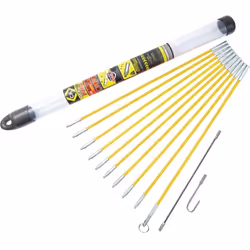 Description générale Ensemble de tirage de câble MightyRod PRO de 3,3 mètres, conçu pour faciliter le passage de fils dans de ...