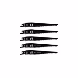 Lames pour Scie Multi-Usage C.K T0820 HCS 6 tpi pour plaques de plâtre et bois Contenu: 5 lames