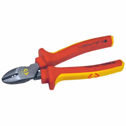 C.K Tools 431019, Pince diagonale, Acier, Orange, Rouge, 160 mm