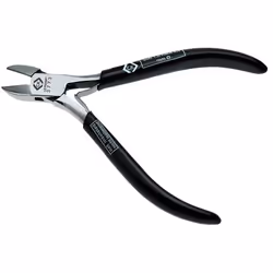 C.K Tools T3773, Pince diagonale, Acier, Vinyl, Noir, 115 mm