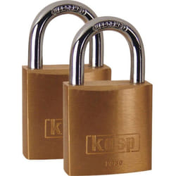 Cadenas Kasp K12030D2 or-jaune avec serrure à clé