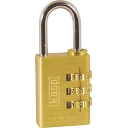 Kasp - K11030D Cadenas 32 mm or-jaune avec serrure à combinaison
