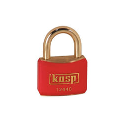 Kasp - K12440REDD cadenas en laiton 40 mm rouge