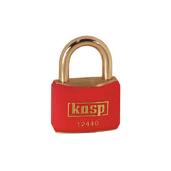 Kasp - Cadenas 40 mm avec serrure à clé K12440REDA1 or-jaune 1 pc(s)