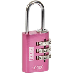 Cadenas Kasp K10520PIND rose avec serrure à combinaison