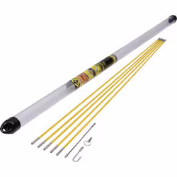 Informations techniques Couleur : jaune Dimension produit, Ø : 6 mm Longueur : 5 m Poids : 700 g Spécificités : Barres sans é ...