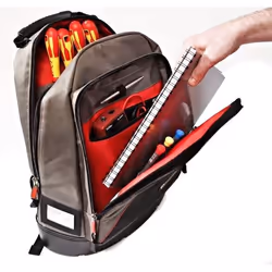 C.K Tools MA2635 sac à dos Noir, Gris, Rouge Polymère - Vue supplémentaire 5
