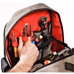 C.K Tools MA2635 sac à dos Noir, Gris, Rouge Polymère - Vue supplémentaire 6