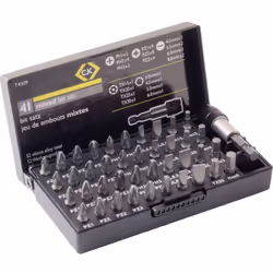 Informations techniques Forme (embouts) : C 6.3 Longueur : 25 mm Matériau : Acier S2 Propriété du matériau : allié Propulseur ...