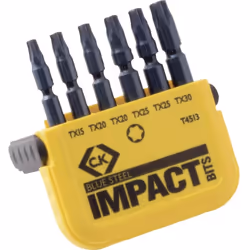 Informations techniques Forme (embouts) : E 6.3 Longueur : 50 mm Matériau : Acier V8 Propriété du matériau : allié Propulseur ...