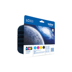Brother LC-900VALBPDR cartouche d'encre Original Noir, Cyan, Magenta, Jaune