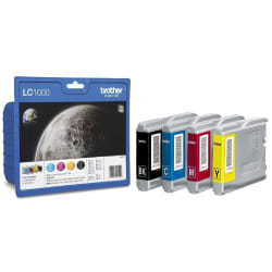 Brother LC-1000VALBPDR cartouche d'encre Original Noir, Cyan, Magenta, Jaune