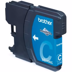 Brother LC-1100CBP Blister Pack, Original, Cyan, Impression à jet d'encre, 325 pages