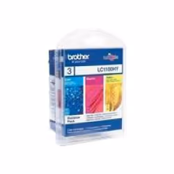 Brother LC-1100RBWBPDR, Encre à pigments, 3 pièce(s), Multi pack
