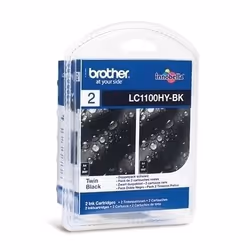 Brother LC-1100HYBKBP2, Encre à pigments, 2 pièce(s), Multi pack