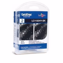 Brother LC-1100HYBKBP2DR, Encre à pigments, 2 pièce(s), Multi pack