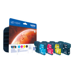 Brother LC-1100HY cartouche d'encre Original Noir, Cyan, Magenta, Jaune