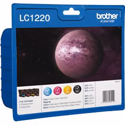 Brother LC-1220VALBP cartouche d'encre, 4 pièce(s), Multi pack