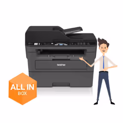 Brother MFCL2710DWM2, Laser, Impression mono, 1200 x 1200 DPI, Copie simple, A4, Noir