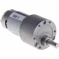 Tension d'alimentation = 12 V Type de moteur V c.c. = Motoréducteur à balais Gamme de puissance = 7 W Vitesse de sortie = 60 ...