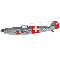 Airfix Messerschmitt Bf109G-6 Modèle réduit d’aéronef à aile fixe Kit de montage 1:72