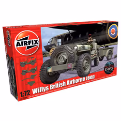 Airfix A02339, Military car model, Kit de montage, 1:72, Willys MB Jeep, Mâle, 71 pièce(s)