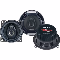 Renegade RX42, 2-voies, 120 W, 60 W, 4 Ohm, 80 - 20000 Hz, 9,4 cm