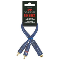 Renegade RENYRCA câble audio 0,25 m 2 x RCA RCA Bleu