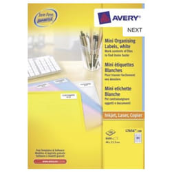 Avery L7656-100 étiquette auto-collante Blanc 8400 pièce(s)