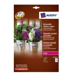 Avery L7126-8 étiquette à imprimer Blanc