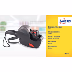 Avery PL2/18, Blanc, Rectangle, Plastique