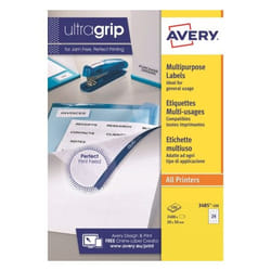 Avery 3485-100 étiquette auto-collante Carré Blanc 2400 pièce(s)