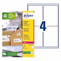 Avery LR7169-100 papier jet d'encre A4 (210x297 mm) 100 feuilles Blanc