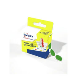 Avery RP15V étiquette auto-collante Rond Permanent Vert