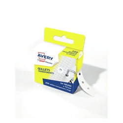 Avery OE200 étiquette auto-collante Rond Permanent Transparent