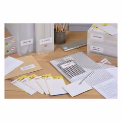 Avery ETSA09 étiquette auto-collante Rectangle Blanc 72 pièce(s)
