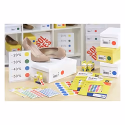 Avery PET30R papier jet d'encre A5 (148x210 mm) 10 feuilles Rouge