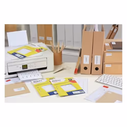 Avery ETE028 étiquette auto-collante Rectangle Blanc 448 pièce(s)
