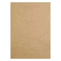Avery OVKR18 étiquette auto-collante Rond Permanent Marron 30 pièce(s)