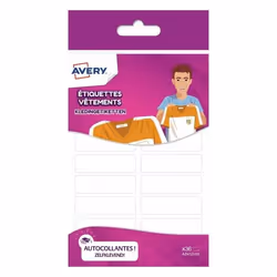 Avery ETVET36, Blanc, Rectangle, Permanent, 13 x 45 mm, 36 pièce(s), 2 pièce(s)