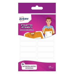 Avery ETVET36 étiquette auto-collante Rectangle Permanent Blanc 36 pièce(s)