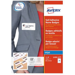 Avery J4785-15 Insigne pour vêtement