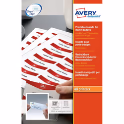 Avery 6530 étiquette à imprimer Blanc Imprimante d'étiquette non-adhésive