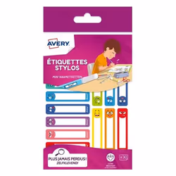 Avery RESMI30S, Multicolore, Rectangle, Permanent, A6, Polyéthylène, 10 mm