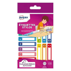Avery RESMI30S étiquette auto-collante Rectangle Permanent Multicolore 30 pièce(s)