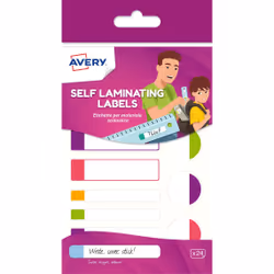 Avery APFLUO24-UK, Multicolore, Rectangle, Permanent, 86 x 17mm, 24 pièce(s)