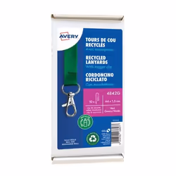 Avery 4842G, Vert, Métal, Polyester, 15 mm, 440 mm, 10 pièce(s)