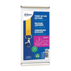 Avery 4842Y Accessoire de porte-badge Porte-badge avec cordon Jaune 10 pièce(s)