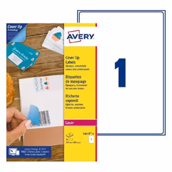 Avery L4610-25, Blanc, Rectangle, Permanent, Impression laser, FSC, 199,6 mm