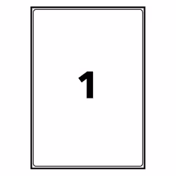 Avery LR7167-15 papier jet d'encre 15 feuilles Blanc